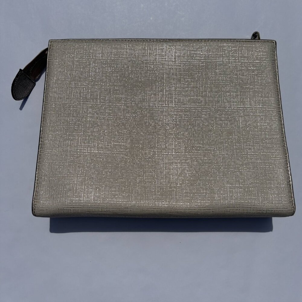 Henri Bendel W57th Cosmetic Clutch - White Gold - Picture 3 of 14